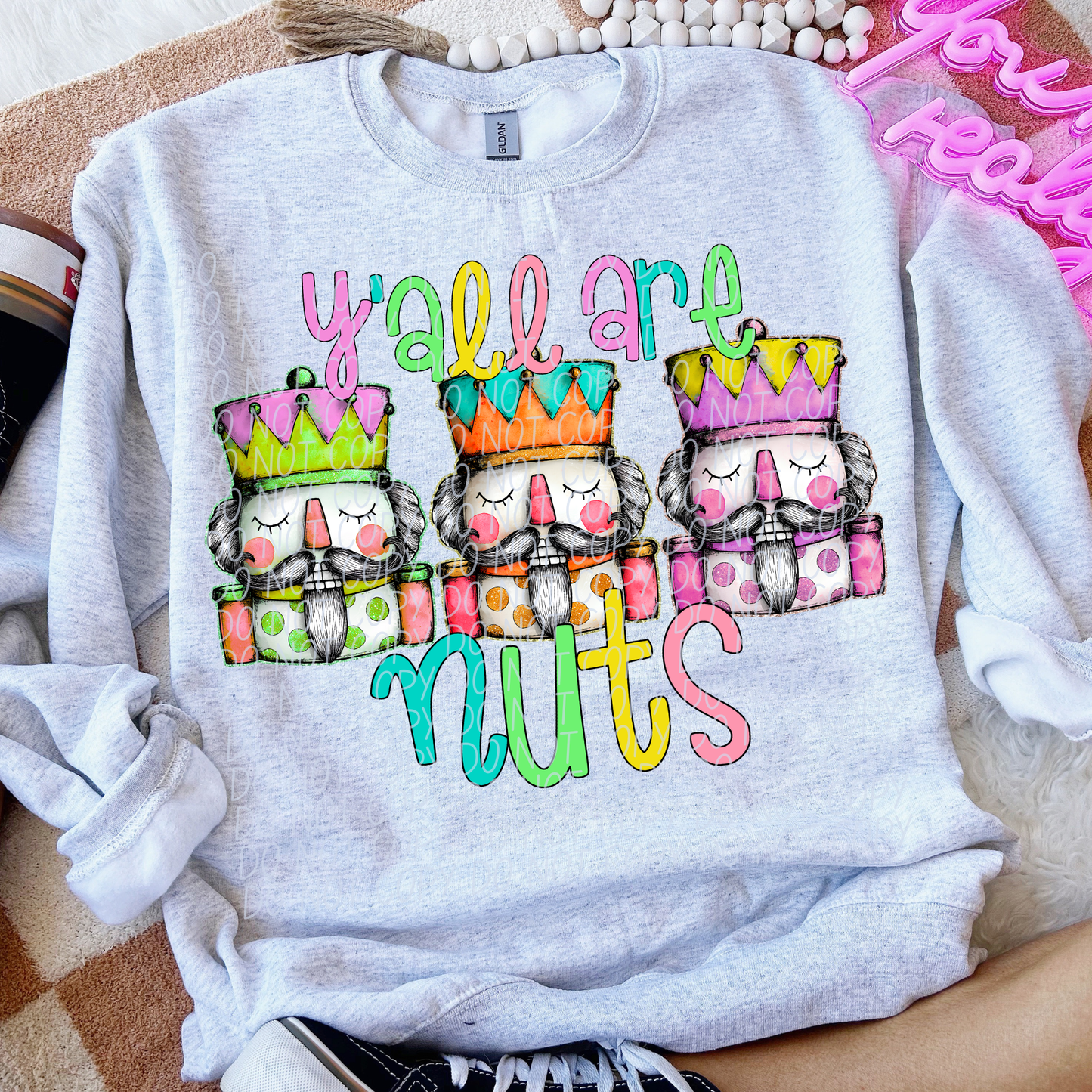 YALL ARE NTS RAINBOW-DTF&UV