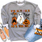 You can't scare me I'm a teacher ghost in middle of pumpkins-DTF
