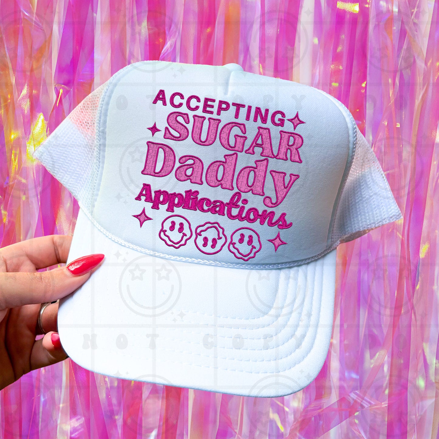 accepting sugar daddy applications faux emb-DTF