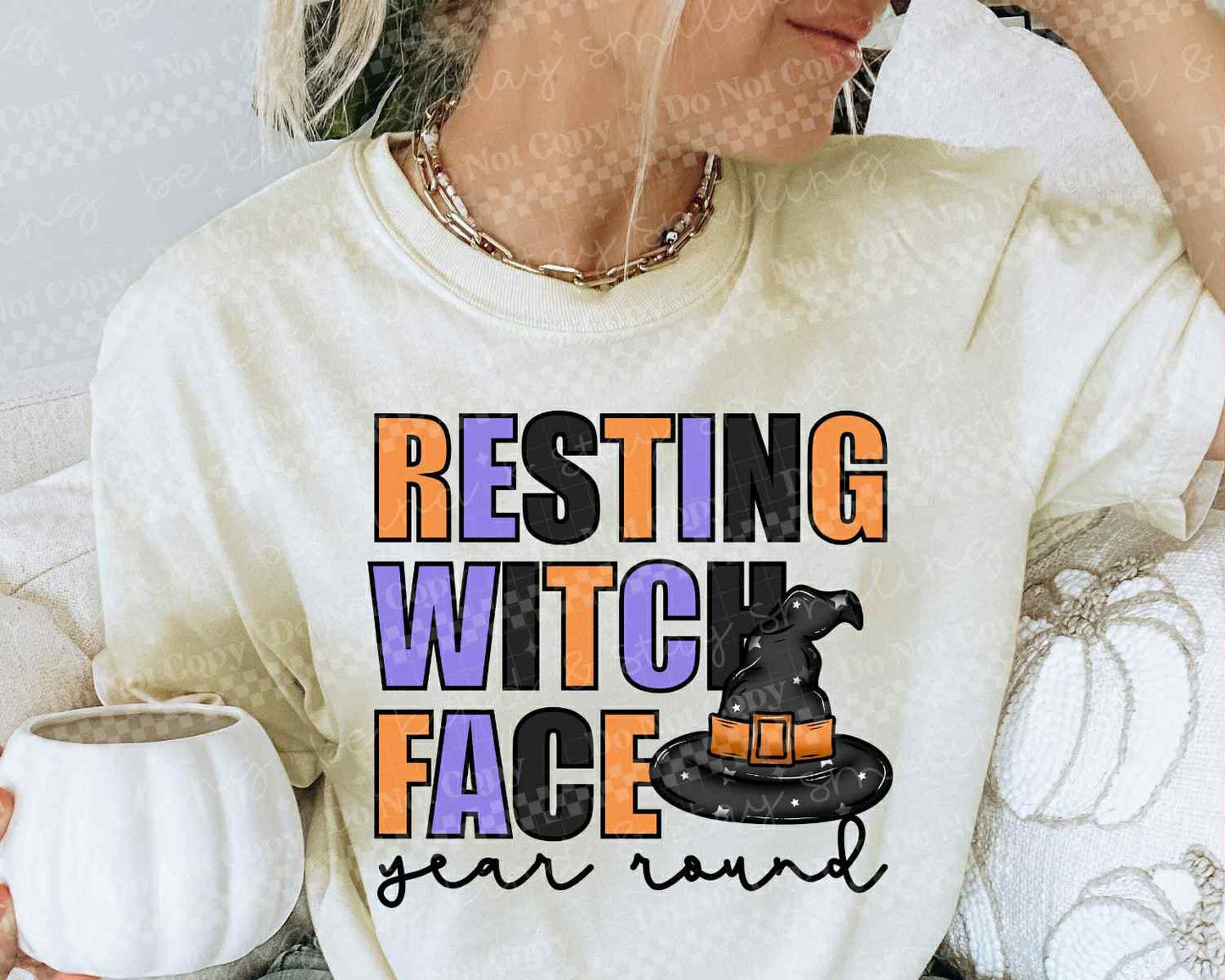 Resting with face-DTF&UV