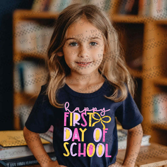 Happy first day of school-DTF&UV
