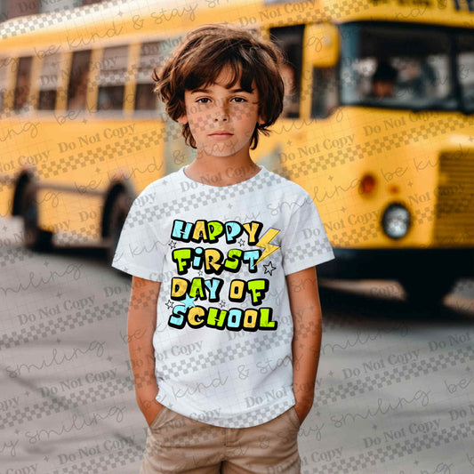 Happy first day of school-DTF&UV