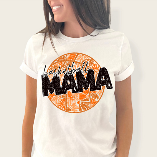 basketball mama floral-DTF