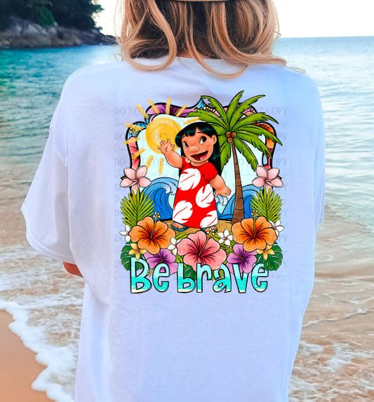 Lilo be brave (BACK)- DTF