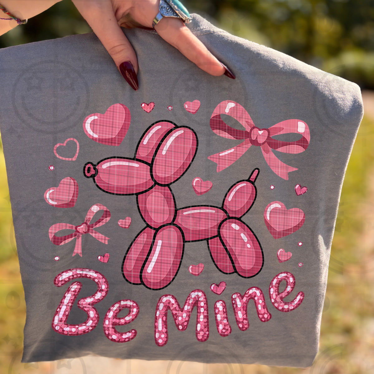 Be mine Balloon dog- DTF&UV