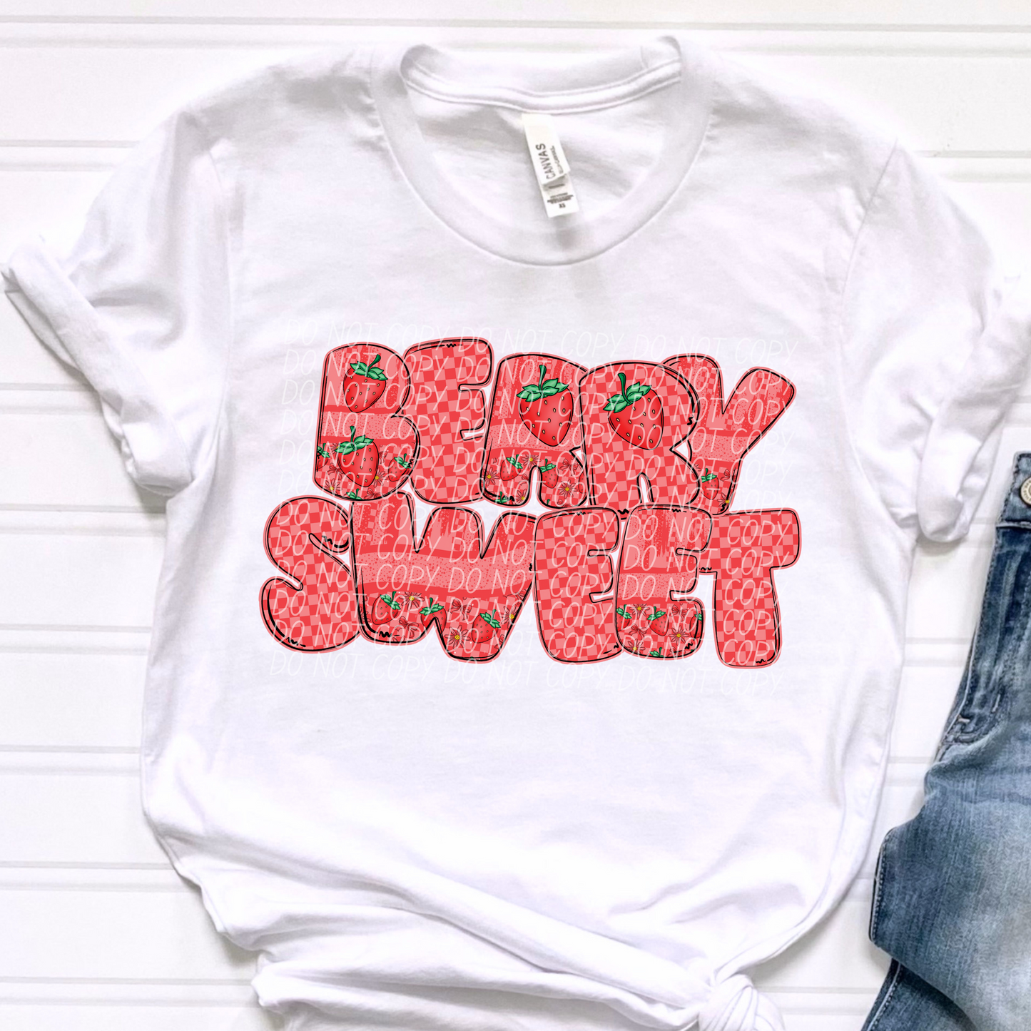 berry sweet strawberries-DTF