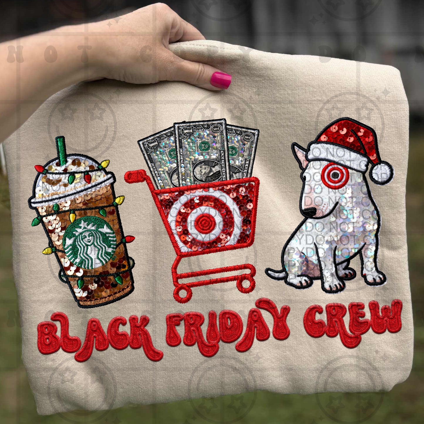 black friday crew target-DTF&UV