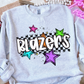 CHECKER BRIGHT STAR MASCOT(dropdown)-DTF&UV