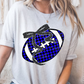 Football Silver Bow( color dropdown) -DTF&UV