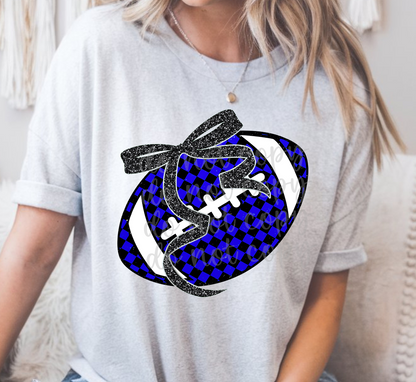 Football Silver Bow( color dropdown) -DTF&UV