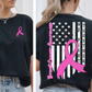 Breast cancer White Flag (included FRONT AND BACK) - DTF&UV