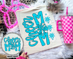 Cheer Mom (Includes front and back-COLORS IN DROPDOWN)- DTF&UV