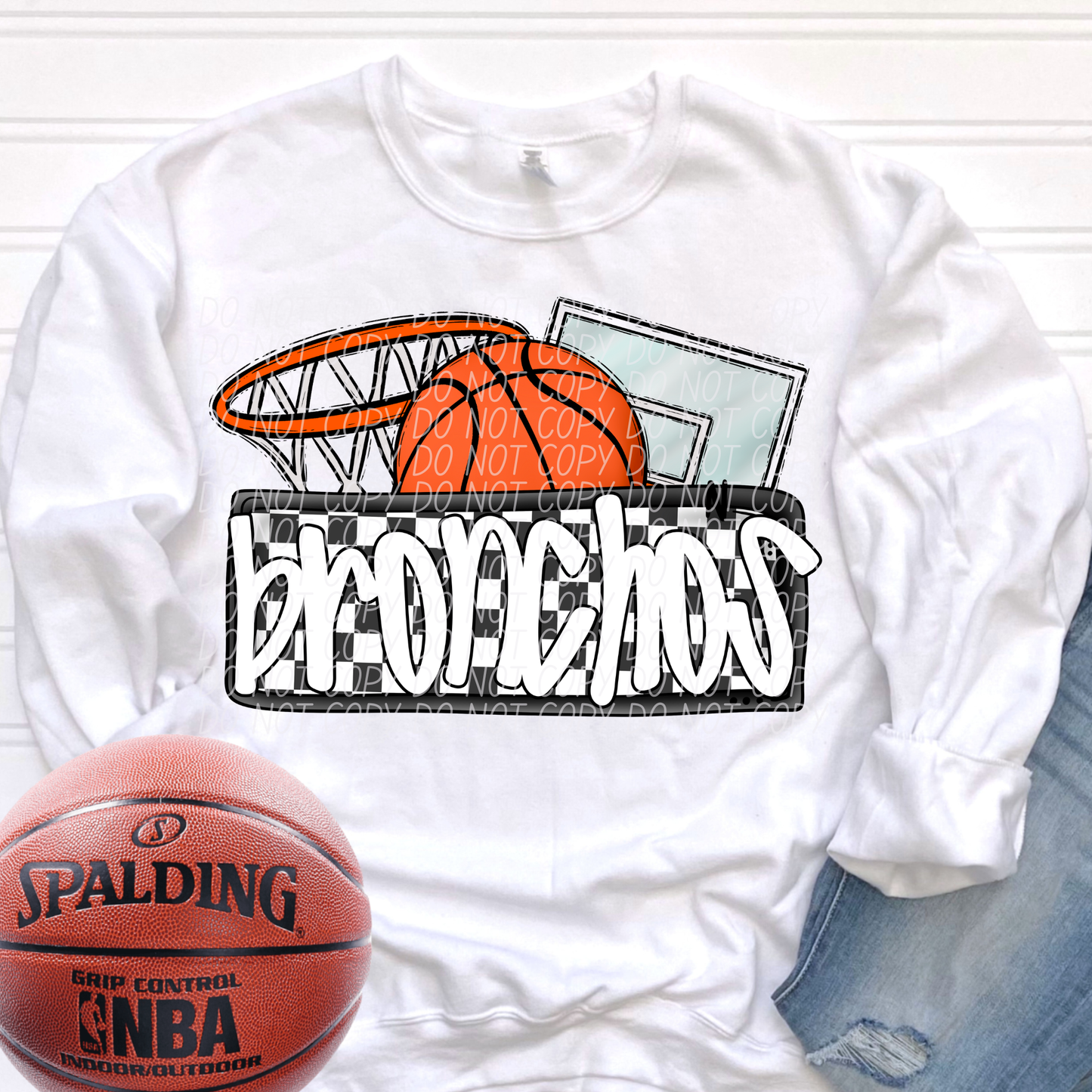 Basketball Mascots ball net backboard (DROPDOWN)-DTF&UV