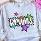 CHECKER BRIGHT STAR MASCOT(dropdown)-DTF&UV
