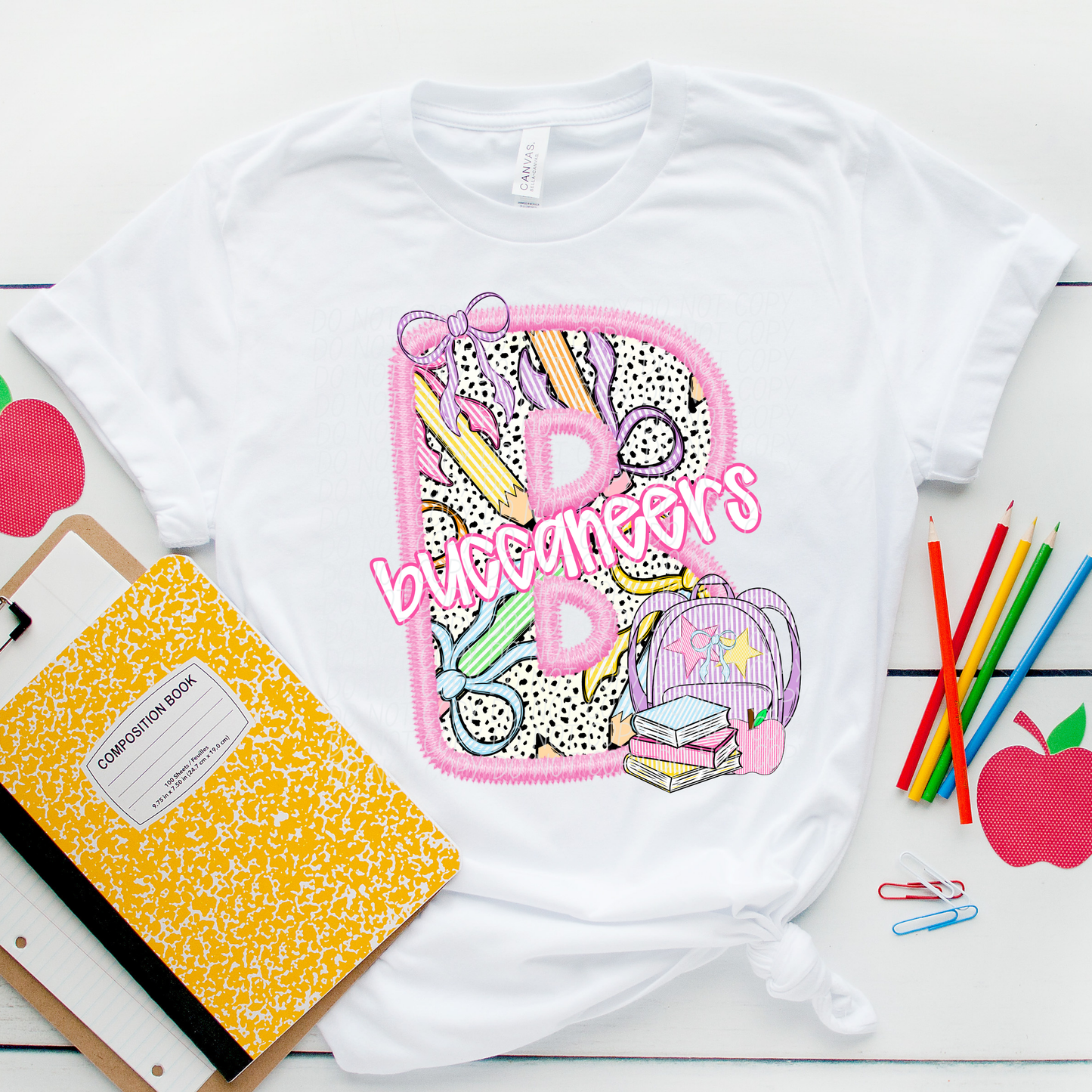 LETTER MASCOT PINK (dropdown)-DTF&UV
