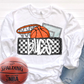 Basketball Mascots ball net backboard (DROPDOWN)-DTF&UV