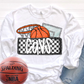 Basketball Mascots ball net backboard (DROPDOWN)-DTF&UV