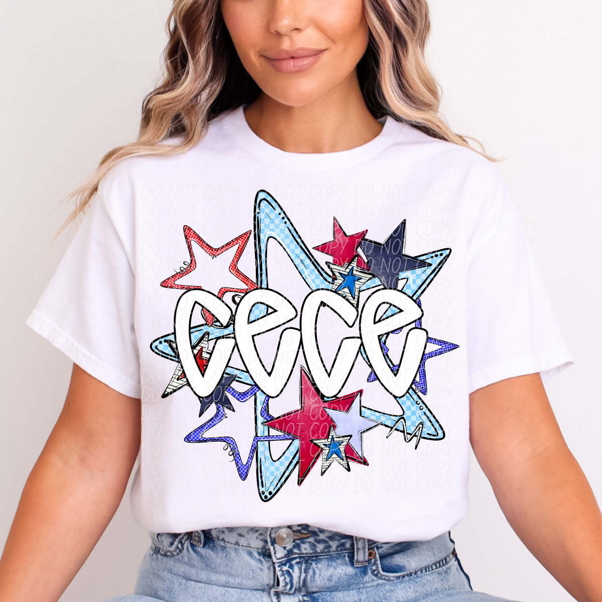 4TH of July Star Names(Dropdown)-DTF