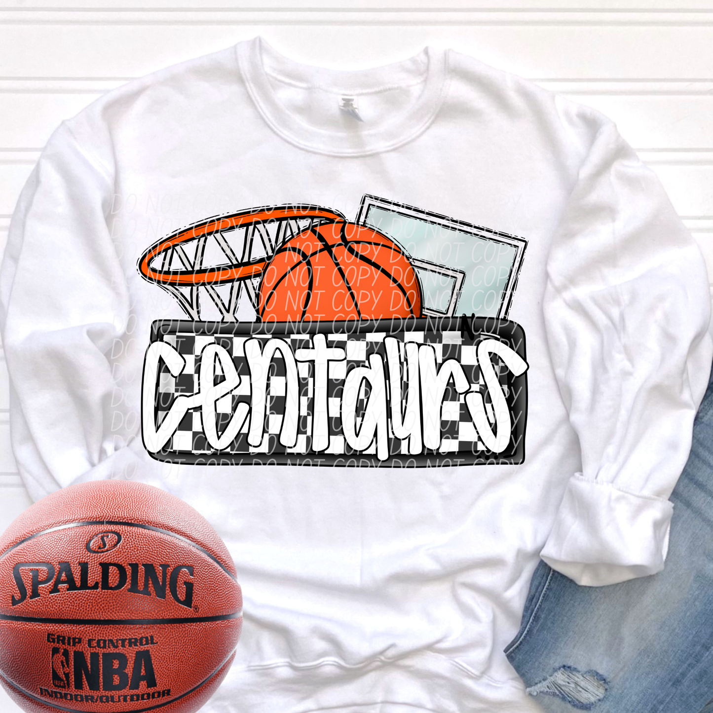 Basketball Mascots ball net backboard (DROPDOWN)-DTF&UV