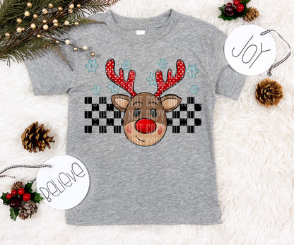 Checkered Deer2-DTF