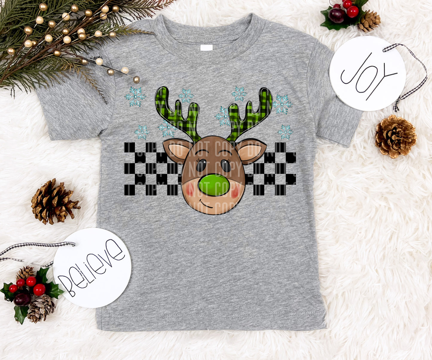 Checkered Deer3-DTF