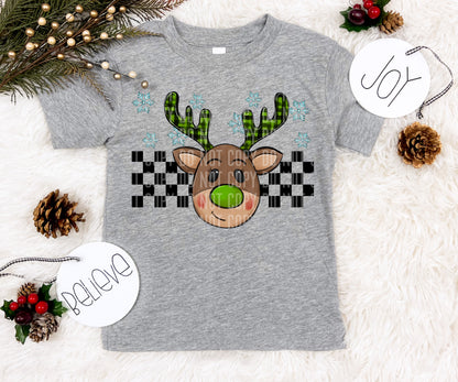 Checkered Deer3-DTF