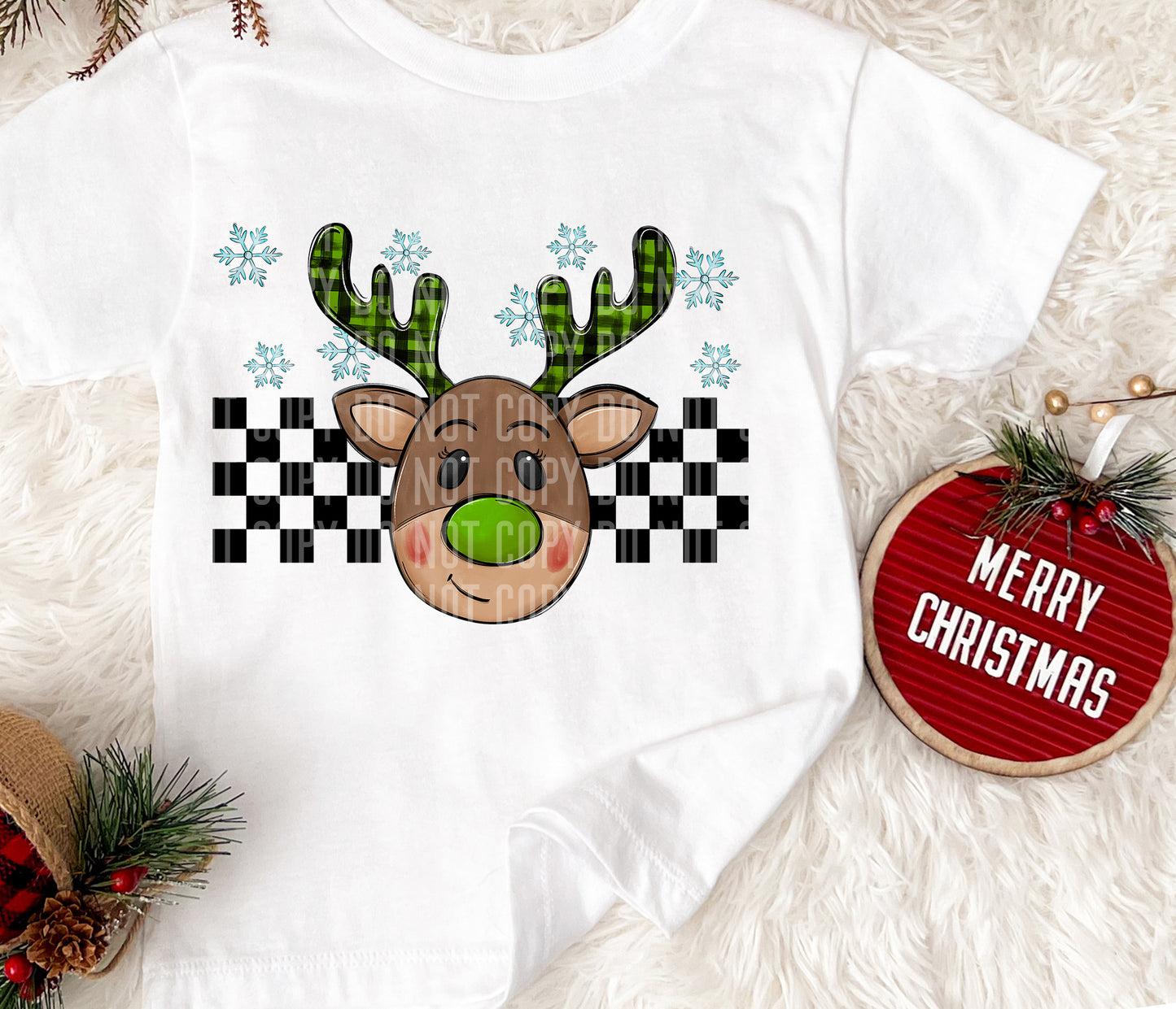 Checkered Deer3-DTF