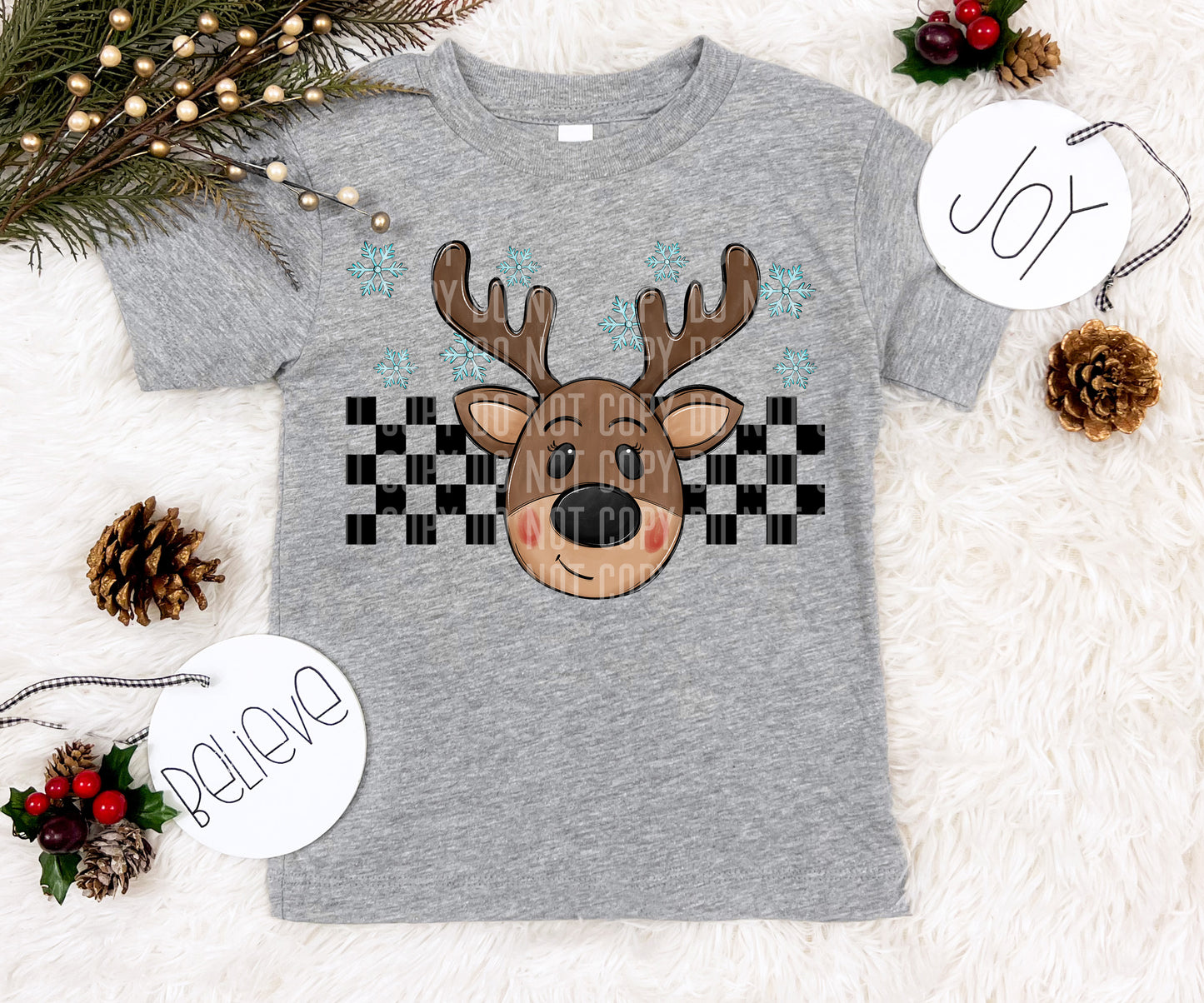 Checkered Deer-DTF