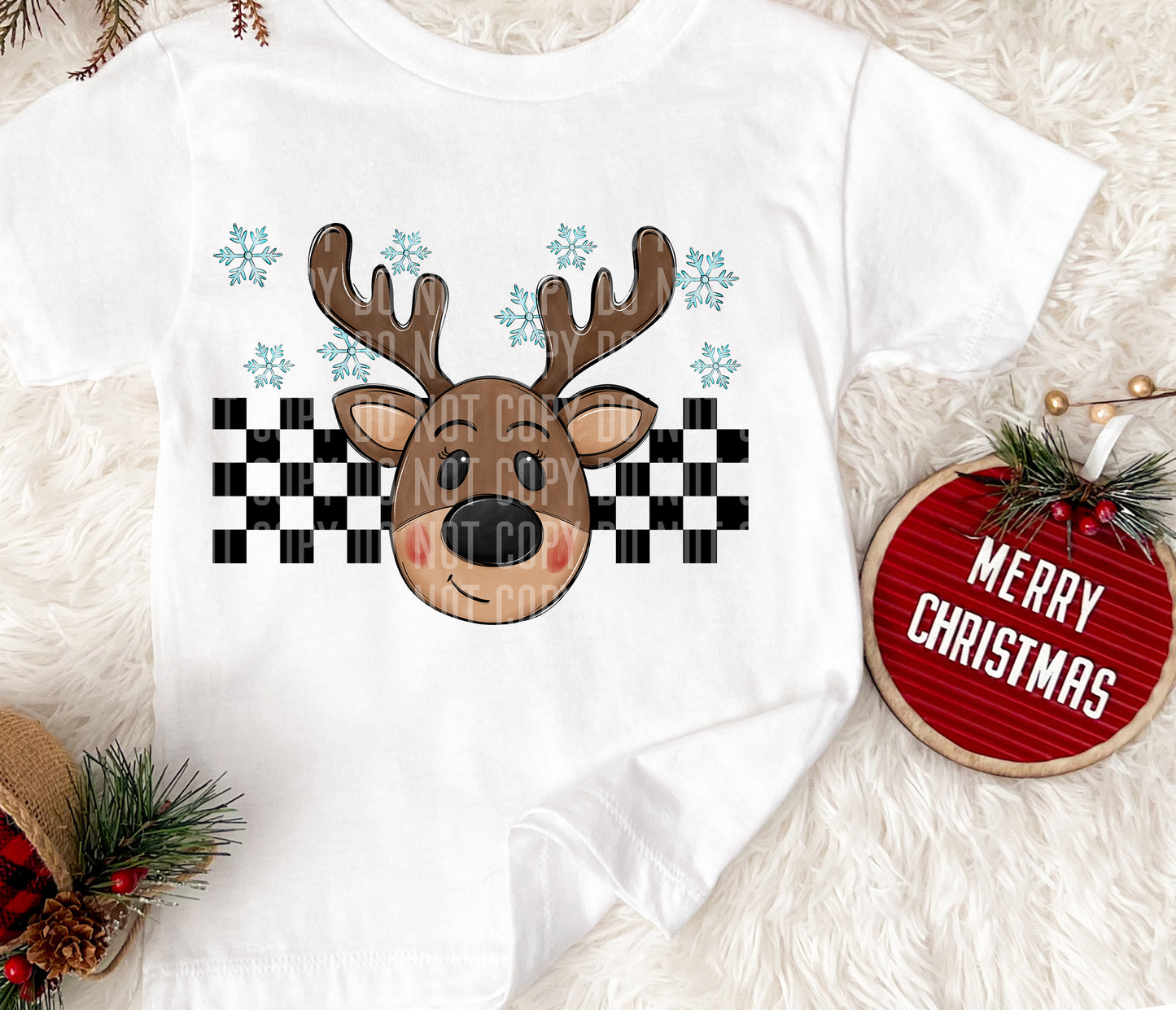 Checkered Deer-DTF