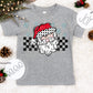 Checkered Santa3-DTF