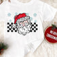 Checkered Santa3-DTF