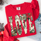 christmas camo love -DTF&UV