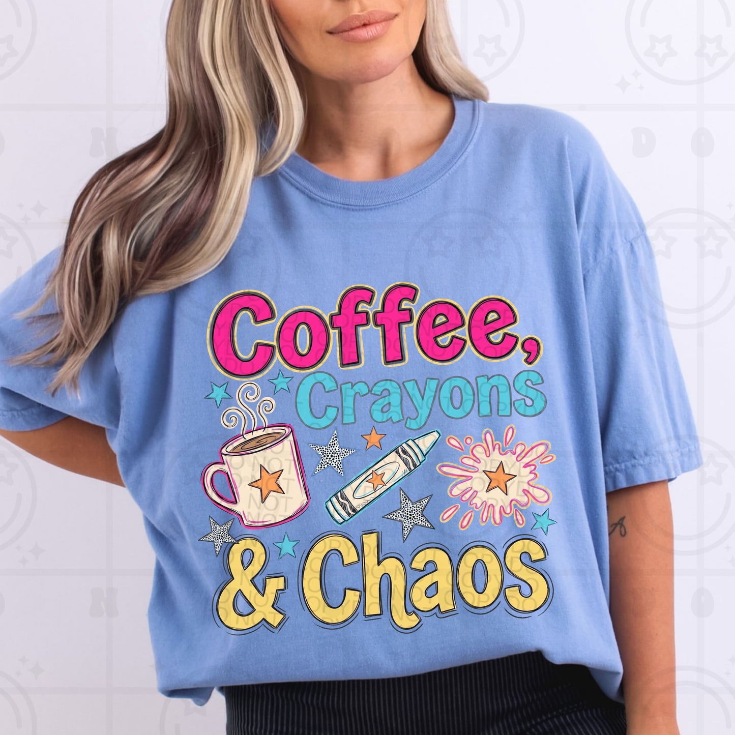Coffee Crayons and Chaos-DTF&UV