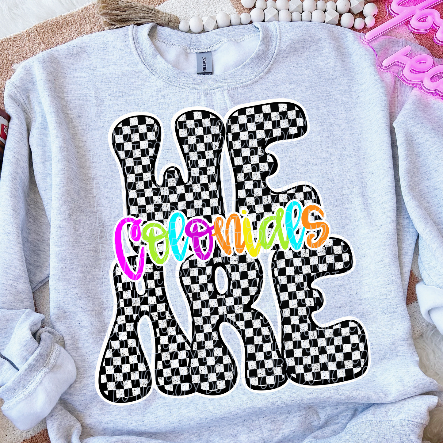 We are Rainbow MASCOT (dropdown)-DTF&UV