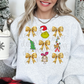 Grinch gold bows-DTF