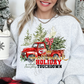 Holiday Touchdown Red Truck-dtf