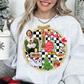 Checkered Circle ELF-dtf
