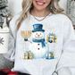 Snowman with Menorah-DTF