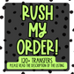 Rush my Order 120+ Transfers (READ DESCRIPTION)