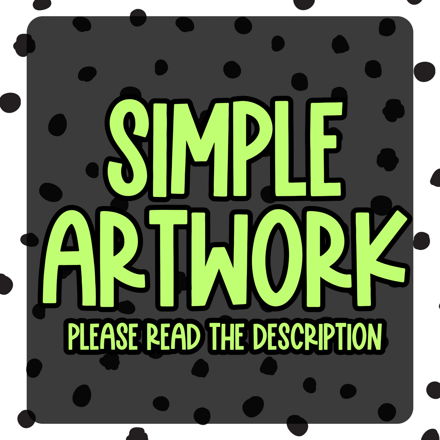 Simple Artwork Fee