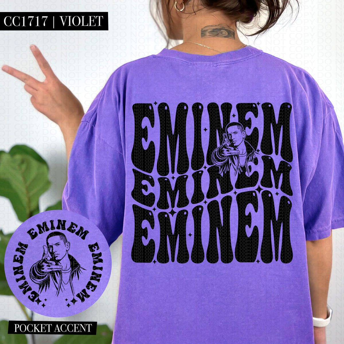Eminem (Includes pocket and Back)-DTF&UV