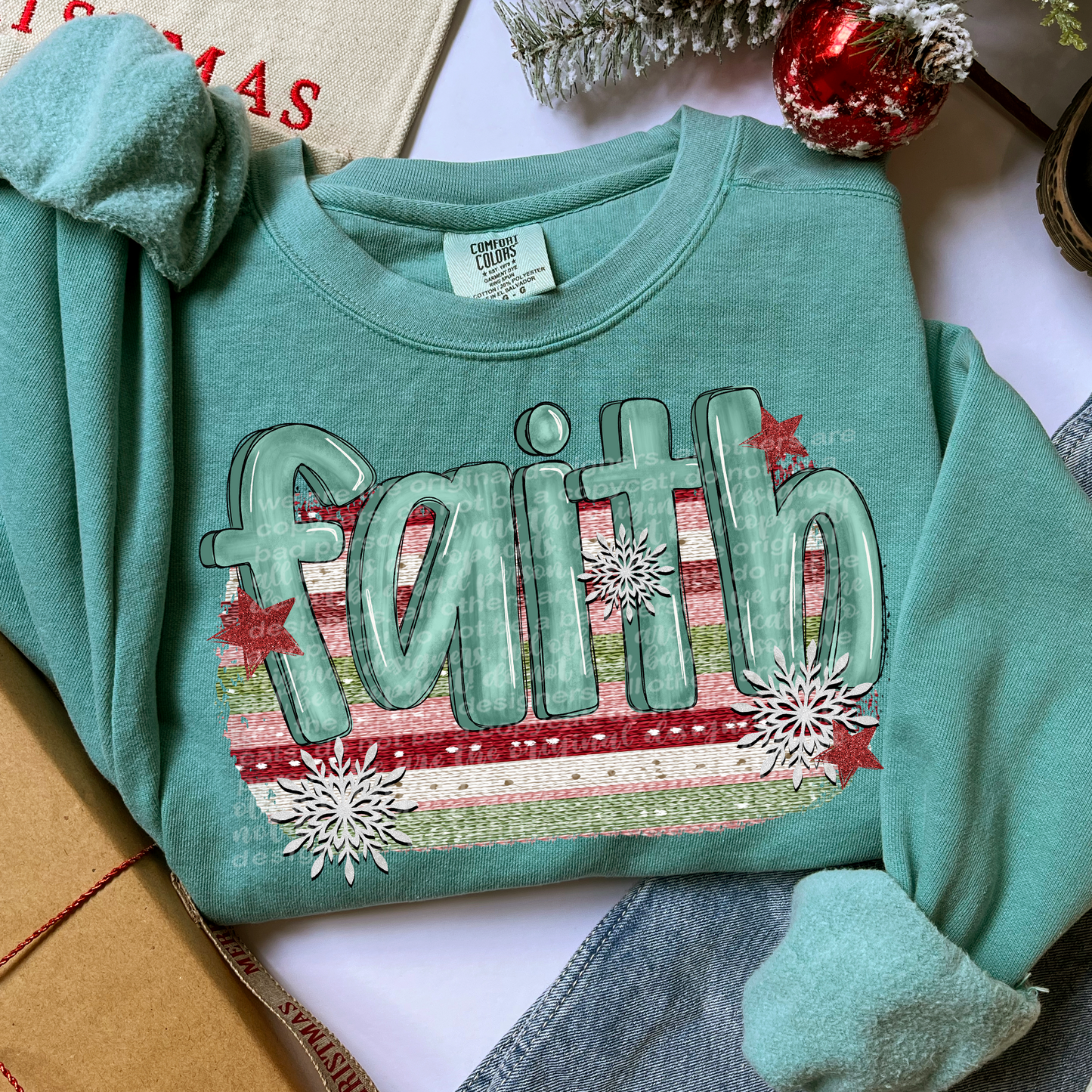 faith stripe -DTF&UV