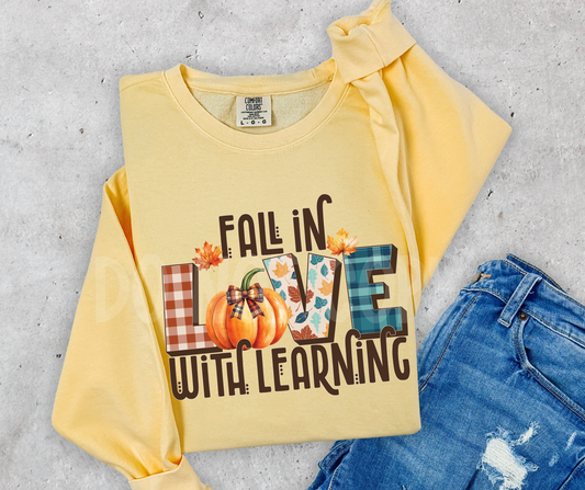 fall in love with learning-DTF