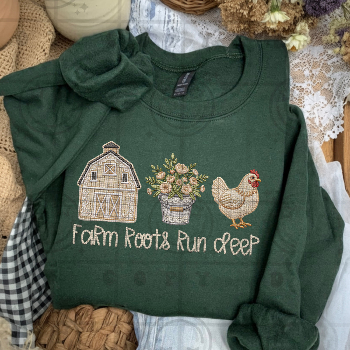 farm roots run deep cow -DTF&UV