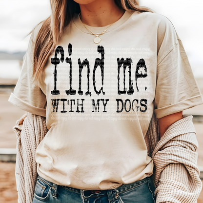 Find me at Single Color(dropdown)-DTF
