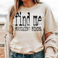 Find me at Single Color(dropdown)-DTF
