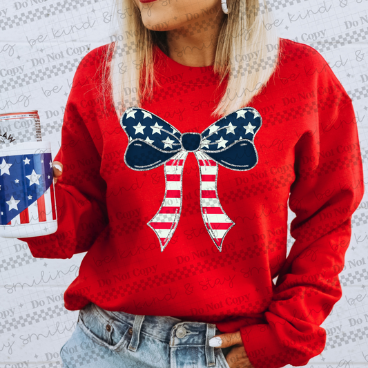 flag bow  -DTF