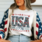 floral usa 1776 emb  -DTF&UV