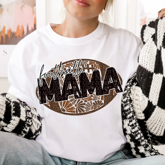 football mama floral-DTF