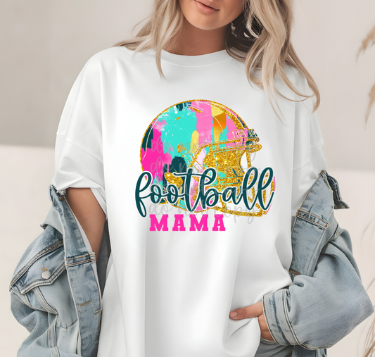 football mama helmet -DTF&UV
